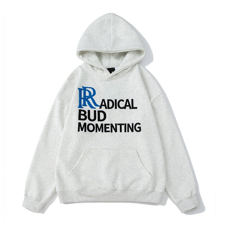 G.Z邁阿密南岸𝔾𝕣𝕠𝕦𝕟𝕕ℤ𝕖𝕣𝕠®✥南裝大佬✥ 美式嘻哈雙R字母連帽長袖上衣T-Shirt