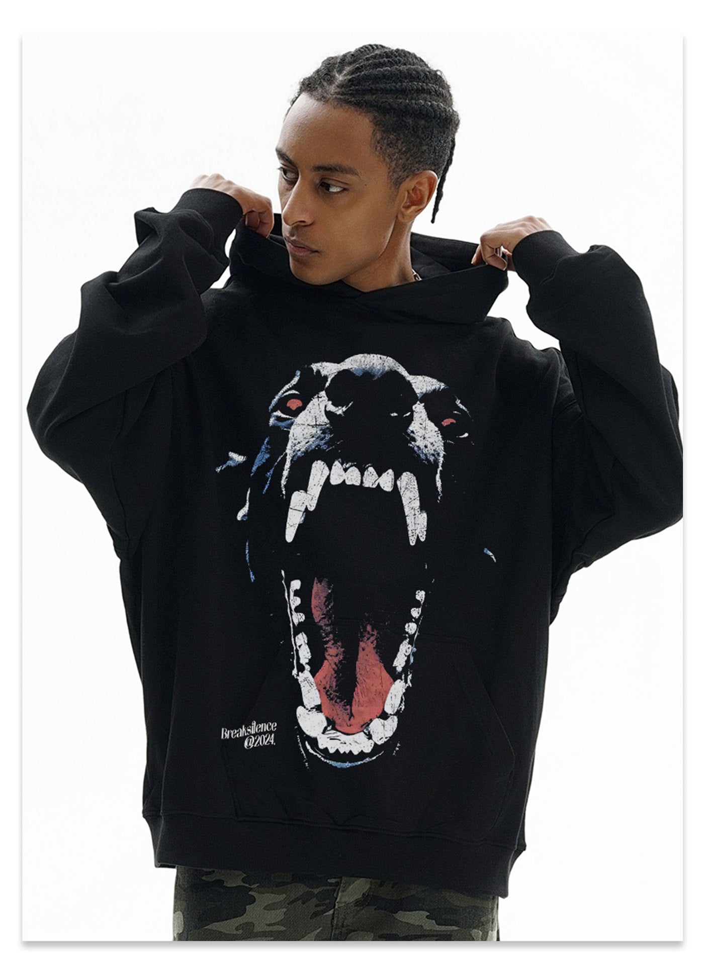 G.Z邁阿密南岸𝔾𝕣𝕠𝕦𝕟𝕕ℤ𝕖𝕣𝕠®✥南裝大佬✥ 美式嘻哈水400g美式惡犬長袖上衣T-Shirt