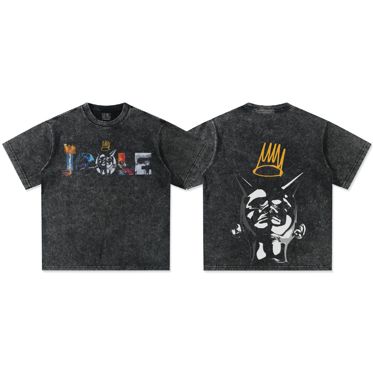 G.Z邁阿密南岸𝔾𝕣𝕠𝕦𝕟𝕕ℤ𝕖𝕣𝕠®✥南裝大佬✥ 美式嘻哈水洗重磅數男女中性J.COLE短袖上衣T-Shirt(亞洲版型)