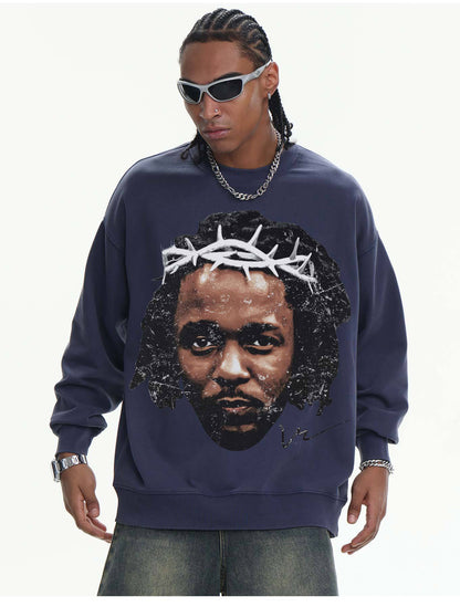 G.Z邁阿密南岸𝔾𝕣𝕠𝕦𝕟𝕕ℤ𝕖𝕣𝕠®✥南裝大佬✥ 美式嘻哈水410gKendrick Lamar長袖上衣T-Shirt