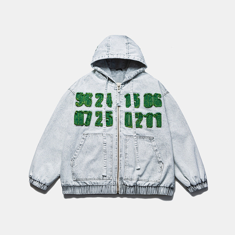 🔥𝔾𝕣𝕠𝕦𝕟𝕕⇔ℤ𝕖𝕣𝕠®25-26年秋冬新款vintag經典復古拼布連帽夾克牛仔外套