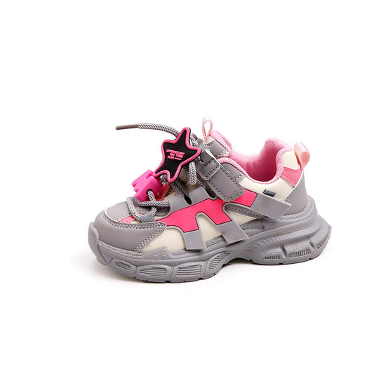 𝔾𝕣𝕠𝕦𝕟𝕕ℤ𝕖𝕣𝕠®－Deluxe－BabyKids Shoes✥2025年✥秋冬新款中小童韓版星星休閒鞋 BBL-2021