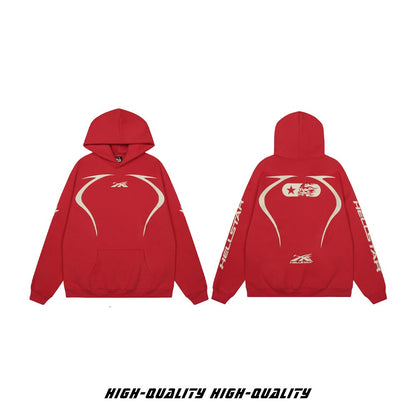 𝔾𝕣𝕠𝕦𝕟𝕕ℤ𝕖𝕣𝕠®2026年秋冬款歐洲街頭風格簡約字母連帽長袖上衣T-SHIRT