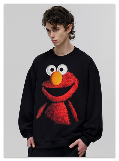 G.Z邁阿密南岸𝔾𝕣𝕠𝕦𝕟𝕕ℤ𝕖𝕣𝕠®✥南裝大佬✥ 美式嘻哈水400g紅色芝麻街長袖上衣T-Shirt