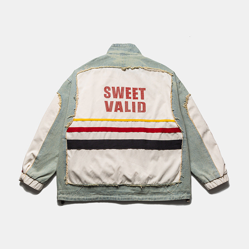 🔥𝔾𝕣𝕠𝕦𝕟𝕕⇔ℤ𝕖𝕣𝕠®25-26年秋冬新款vintag經典復古拼布立領夾克外套