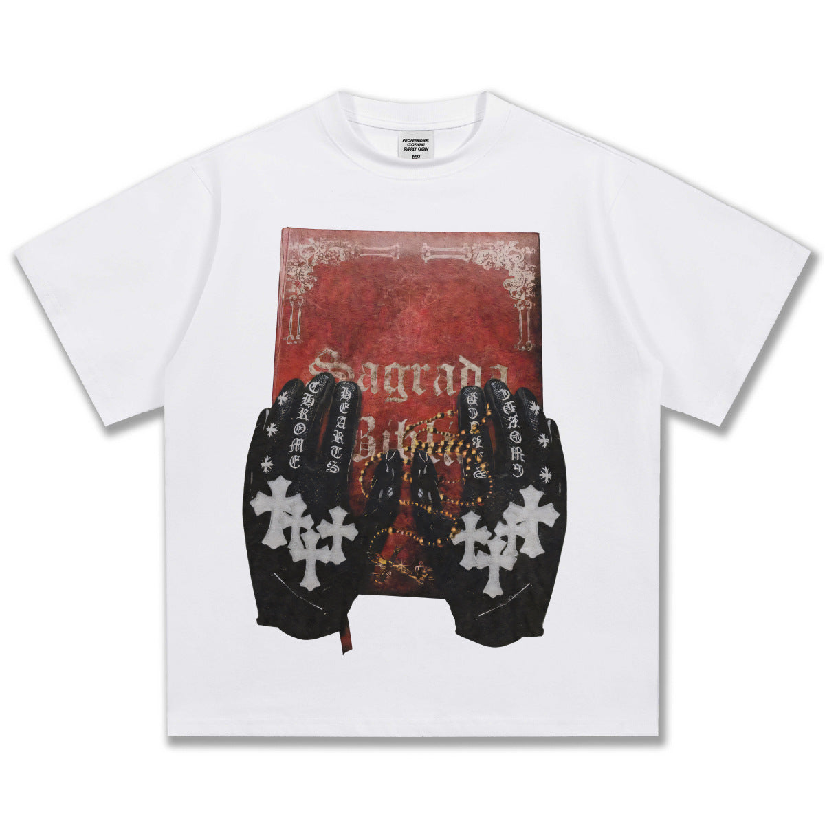 G.Z邁阿密南岸𝔾𝕣𝕠𝕦𝕟𝕕ℤ𝕖𝕣𝕠®✥南裝大佬✥ 美式嘻哈水洗重磅數男女中性Holy Code短袖上衣T-Shirt(亞洲版型)