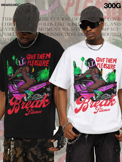 G.Z邁阿密南岸𝔾𝕣𝕠𝕦𝕟𝕕ℤ𝕖𝕣𝕠®✥南裝大佬✥ 美式嘻哈水洗重磅數男女中性速度與激情短袖上衣T-Shirt(亞洲版型)