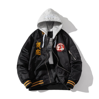 🔥𝔾𝕣𝕠𝕦𝕟𝕕⇔ℤ𝕖𝕣𝕠®25-26年秋冬新款vintag復古防風滿版刺繡老虎NA-1飛行夾克外套