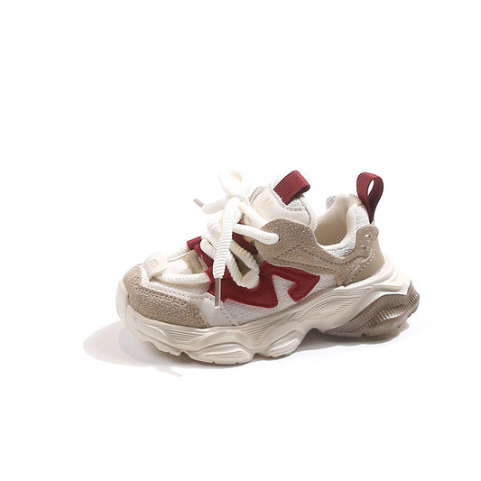 𝔾𝕣𝕠𝕦𝕟𝕕ℤ𝕖𝕣𝕠®－Deluxe－BabyKids Shoes✥2025年✥秋冬新款中小童學齡百搭復古防滑老爹鞋XMT-8280