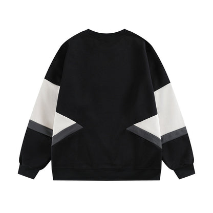 𝔾𝕣𝕠𝕦𝕟𝕕ℤ𝕖𝕣𝕠®2026年秋冬款復古寬鬆拼接圓領長袖T-SHIRT