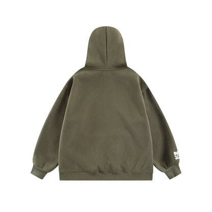 𝔾𝕣𝕠𝕦𝕟𝕕ℤ𝕖𝕣𝕠®2026年秋冬款經典厚磅數電繡符號連帽拉長袖T-SHIRT