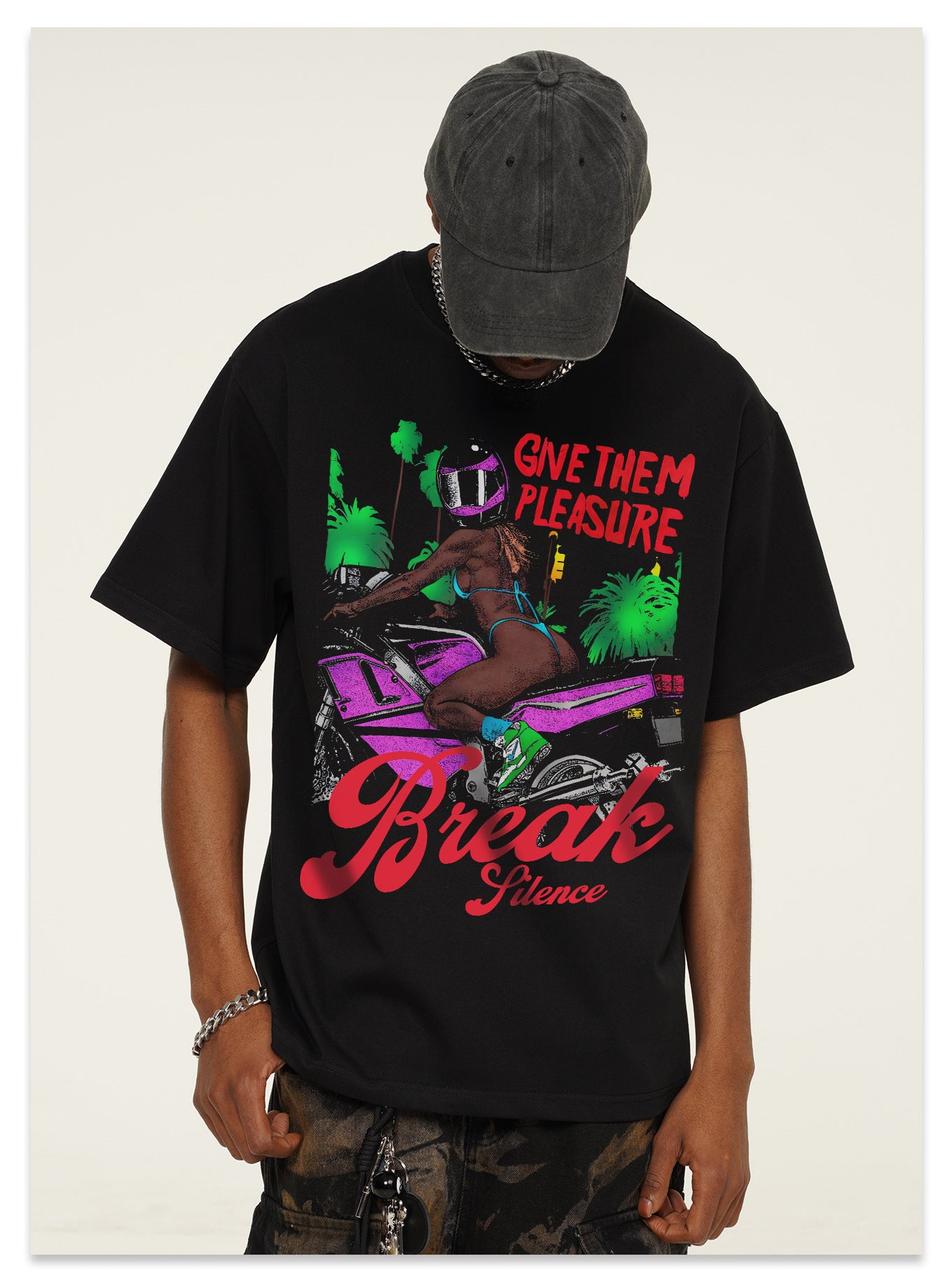 G.Z邁阿密南岸𝔾𝕣𝕠𝕦𝕟𝕕ℤ𝕖𝕣𝕠®✥南裝大佬✥ 美式嘻哈水洗重磅數男女中性速度與激情短袖上衣T-Shirt(亞洲版型)