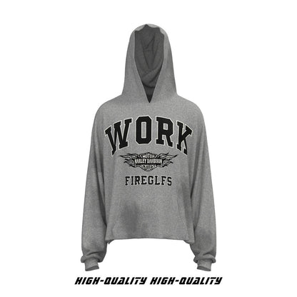 𝔾𝕣𝕠𝕦𝕟𝕕ℤ𝕖𝕣𝕠®2026年秋冬款經典字母連帽長袖大學上衣T-SHIRT