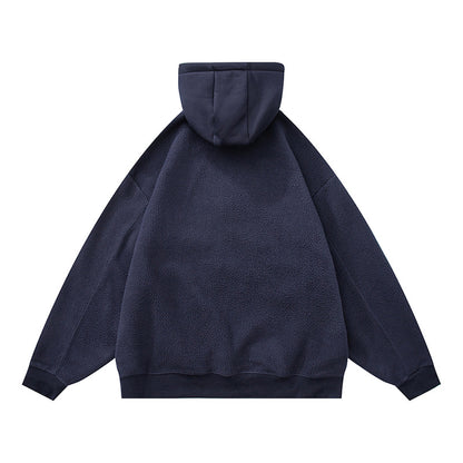 𝔾𝕣𝕠𝕦𝕟𝕕ℤ𝕖𝕣𝕠®2026年秋冬款復古新款厚磅數搖粒絨連帽長袖T-shrit 2色