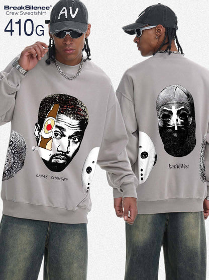 G.Z邁阿密南岸𝔾𝕣𝕠𝕦𝕟𝕕ℤ𝕖𝕣𝕠®✥南裝大佬✥ 美式嘻哈水410gBreakSilence長袖上衣T-Shirt