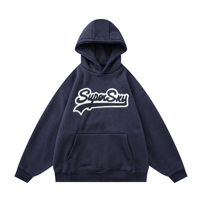 𝔾𝕣𝕠𝕦𝕟𝕕ℤ𝕖𝕣𝕠®2026年秋冬款復古新款厚磅數搖粒絨連帽長袖T-shrit 2色