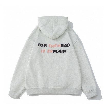 G.Z邁阿密南岸𝔾𝕣𝕠𝕦𝕟𝕕ℤ𝕖𝕣𝕠®✥南裝大佬✥ 美式嘻哈簡約刺繡連帽長袖上衣T-Shirt