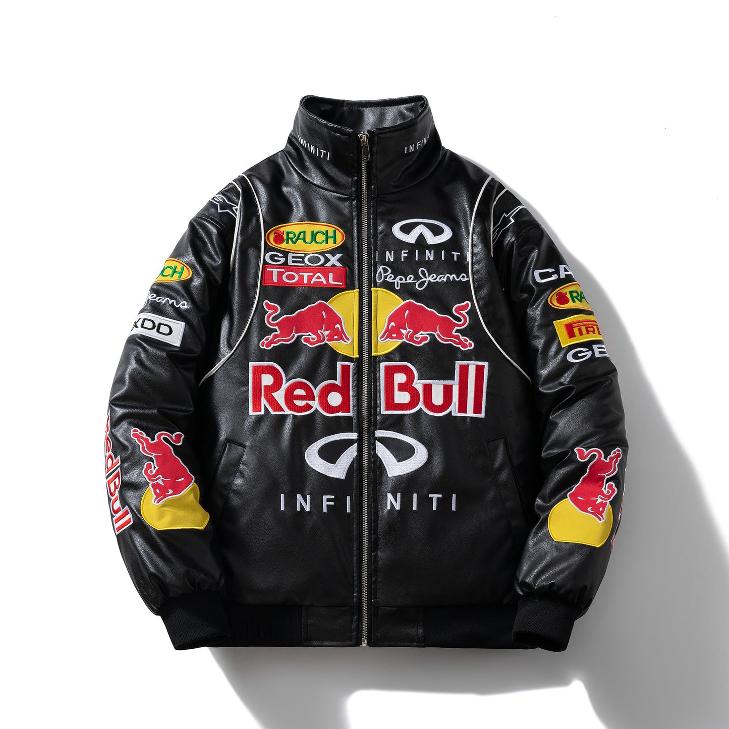 🔥𝔾𝕣𝕠𝕦𝕟𝕕⇔ℤ𝕖𝕣𝕠®25-26年秋冬新款vintag立領防風復古PU皮革刺繡機車外套