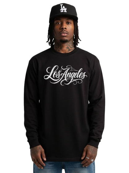 𝔾𝕣𝕠𝕦𝕟𝕕ℤ𝕖𝕣𝕠🎭♠墨西哥♠匪幫⚂25-26年⚅美式嘻哈厚磅數Los Angeles內搭長袖男女上衣T-SHIRT