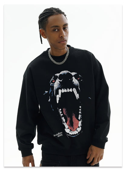 G.Z邁阿密南岸𝔾𝕣𝕠𝕦𝕟𝕕ℤ𝕖𝕣𝕠®✥南裝大佬✥ 美式嘻哈水400g美式惡犬長袖上衣T-Shirt