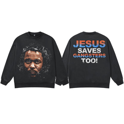 G.Z邁阿密南岸𝔾𝕣𝕠𝕦𝕟𝕕ℤ𝕖𝕣𝕠®✥南裝大佬✥ 美式嘻哈水410gKendrick Lamar長袖上衣T-Shirt