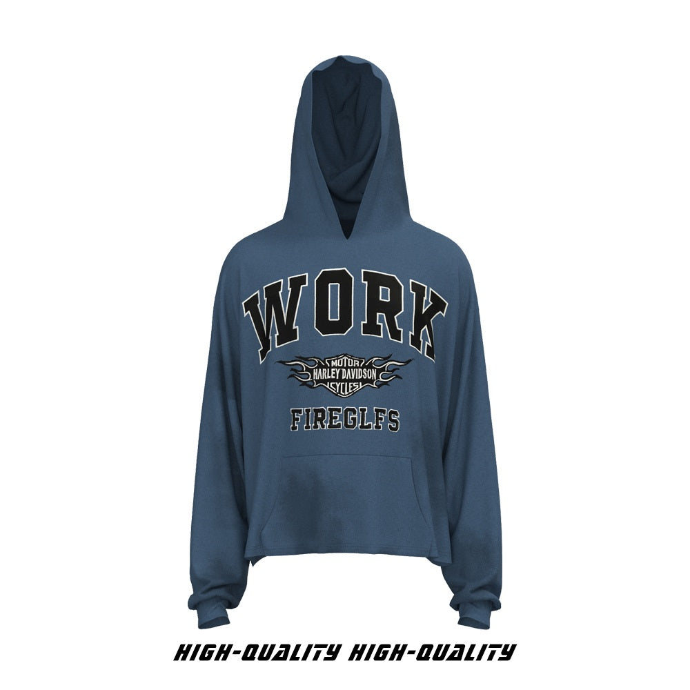 𝔾𝕣𝕠𝕦𝕟𝕕ℤ𝕖𝕣𝕠®2026年秋冬款經典字母連帽長袖大學上衣T-SHIRT