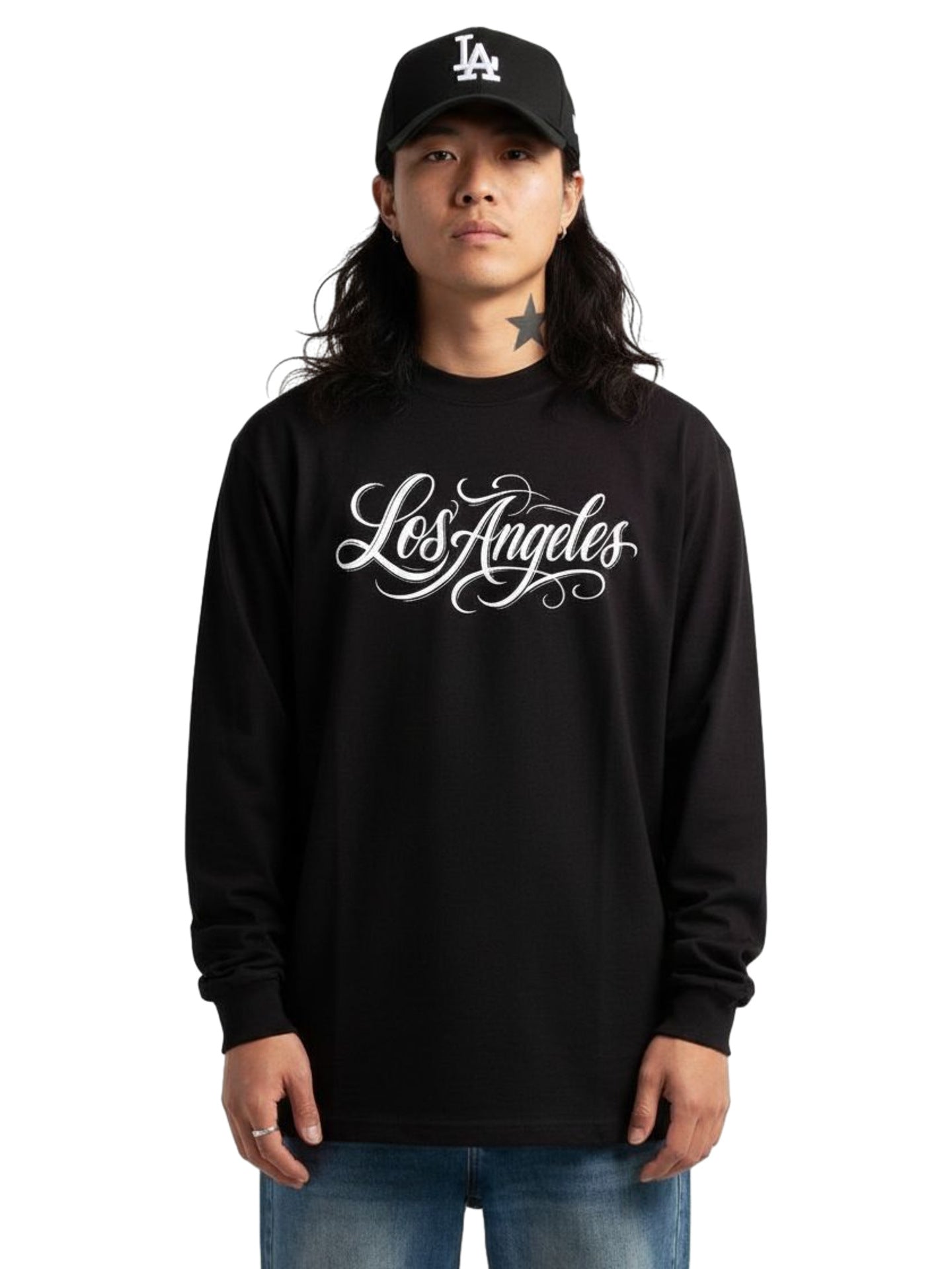 𝔾𝕣𝕠𝕦𝕟𝕕ℤ𝕖𝕣𝕠🎭♠墨西哥♠匪幫⚂25-26年⚅美式嘻哈厚磅數Los Angeles內搭長袖男女上衣T-SHIRT