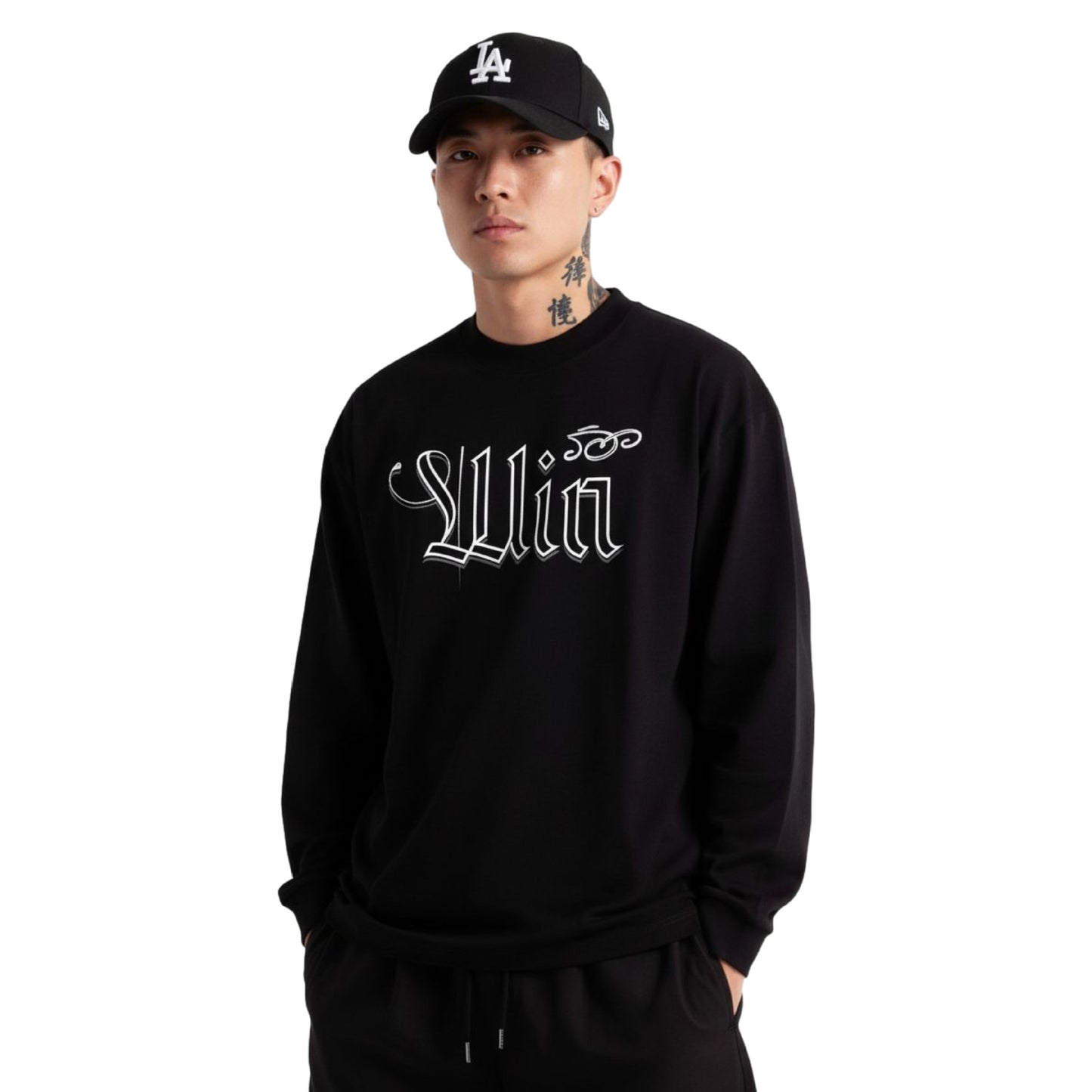 𝔾𝕣𝕠𝕦𝕟𝕕ℤ𝕖𝕣𝕠🎭♠墨西哥♠匪幫⚂25-26年⚅美式嘻哈厚磅數簍空字母內搭長袖男女上衣T-SHIRT