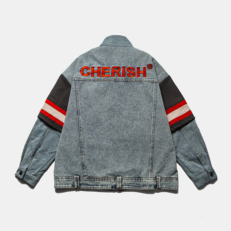 🔥𝔾𝕣𝕠𝕦𝕟𝕕⇔ℤ𝕖𝕣𝕠®25-26年秋冬新款vintag經典復古立領口袋夾克牛仔外套