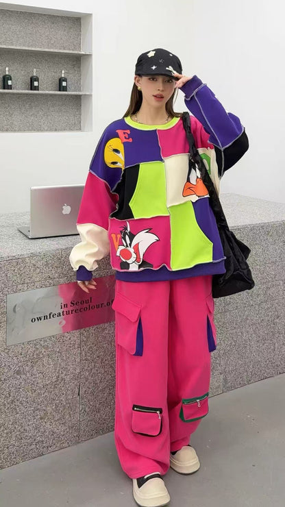 🄶🅁🄾🅄🄽🄳♾🅉🄴🅁🄾25-26SS♾無性別穿搭OverSize美式新款多口袋工裝休閒長褲(現貨優惠)