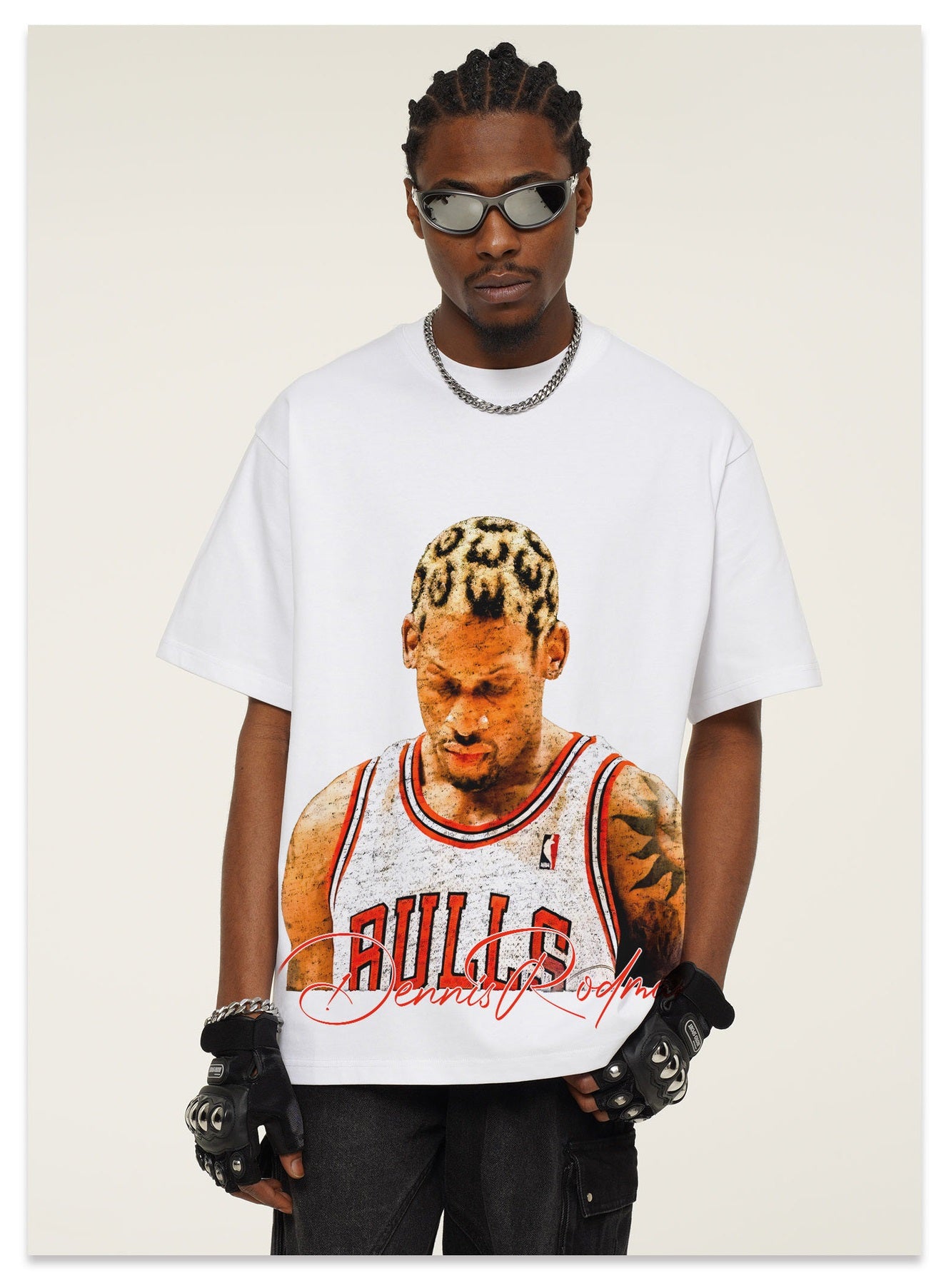 G.Z邁阿密南岸𝔾𝕣𝕠𝕦𝕟𝕕ℤ𝕖𝕣𝕠®✥南裝大佬✥ 美式嘻哈水洗重磅數男女中性羅德曼短袖上衣T-Shirt(亞洲版型)