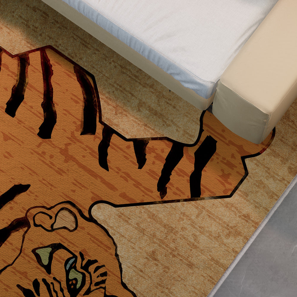 𝔾𝕣𝕠𝕦𝕟𝕕ℤ𝕖𝕣𝕠®－Flexing－居家✥2024✥美式家居生活藏式虎皮紋客廳臥室地毯地墊