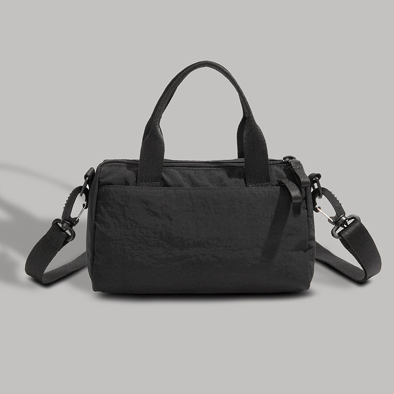 ✥𝔾𝕣𝕠𝕦𝕟𝕕ℤ𝕖𝕣𝕠®✥Deluxe/精選包包系列-美式休閒手提單肩百搭牛津布通勤水桶包