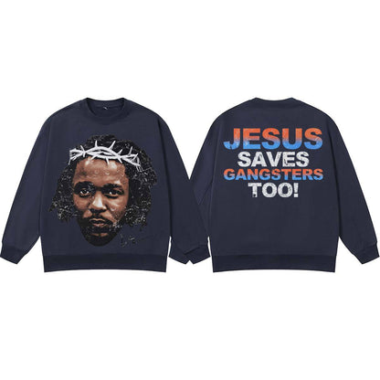 G.Z邁阿密南岸𝔾𝕣𝕠𝕦𝕟𝕕ℤ𝕖𝕣𝕠®✥南裝大佬✥ 美式嘻哈水410gKendrick Lamar長袖上衣T-Shirt