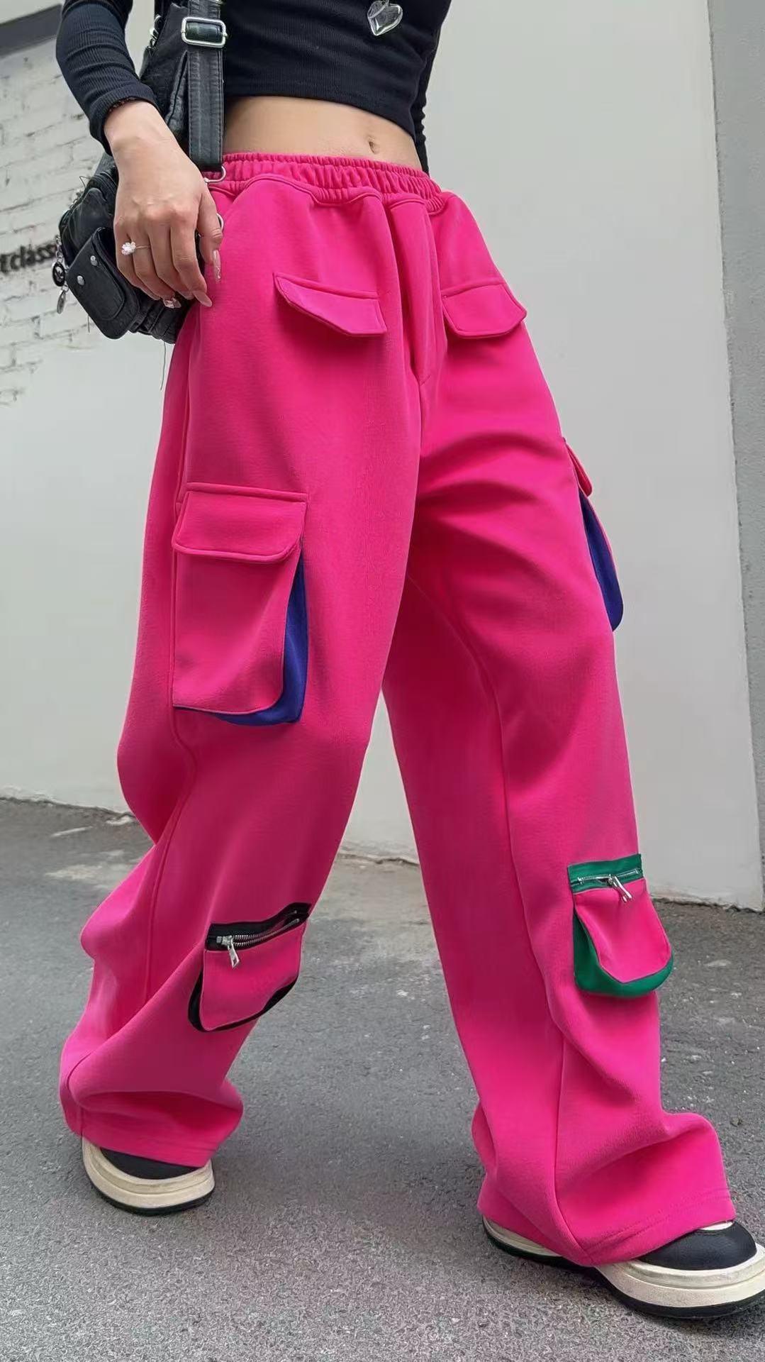 🄶🅁🄾🅄🄽🄳♾🅉🄴🅁🄾25-26SS♾無性別穿搭OverSize美式新款多口袋工裝休閒長褲(現貨優惠)