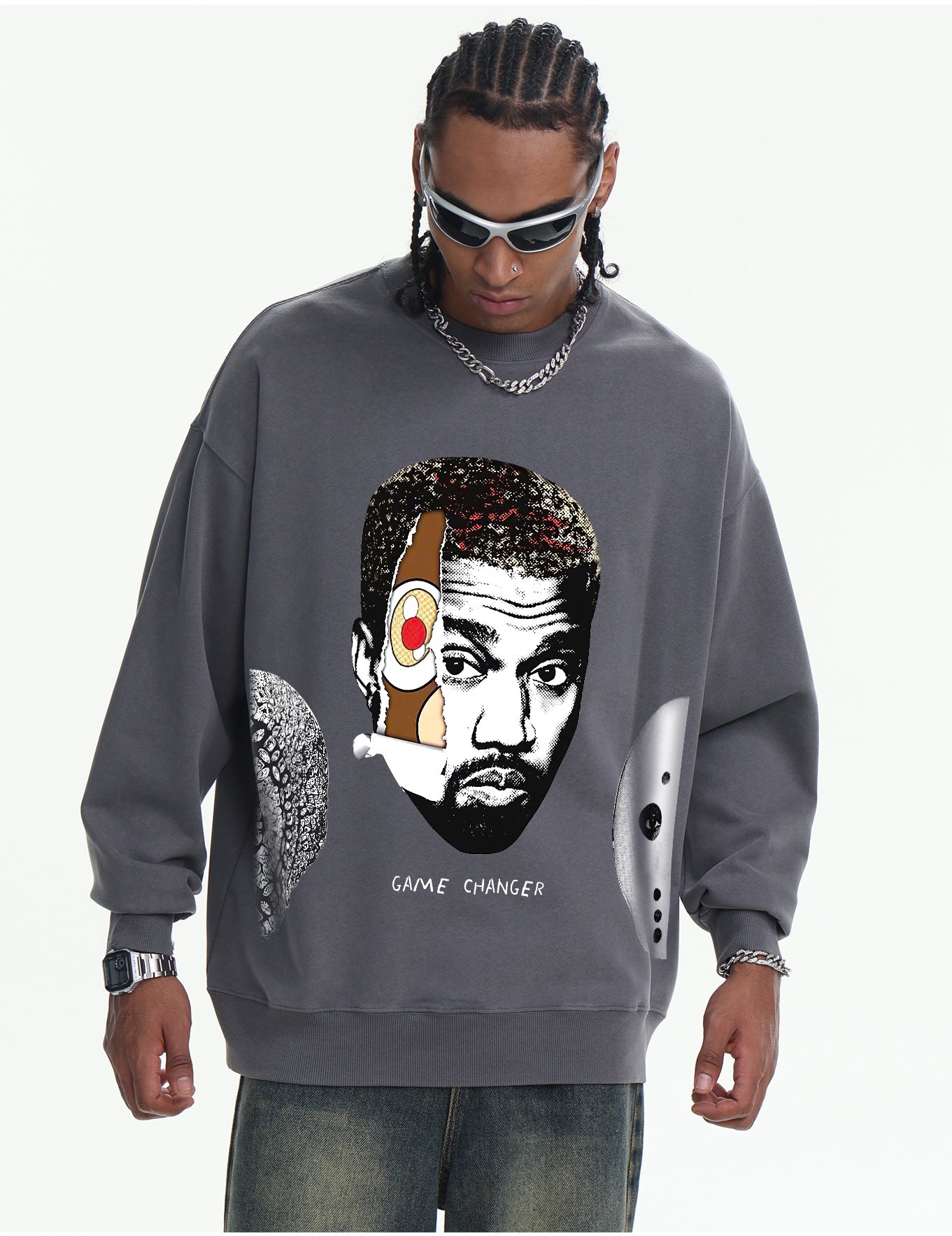 G.Z邁阿密南岸𝔾𝕣𝕠𝕦𝕟𝕕ℤ𝕖𝕣𝕠®✥南裝大佬✥ 美式嘻哈水410gBreakSilence長袖上衣T-Shirt