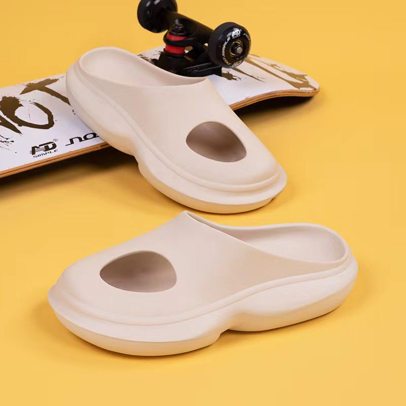 𝔾𝕣𝕠𝕦𝕟𝕕ℤ𝕖𝕣𝕠®－Flexing－shoes✥2025✥美式休閒EVA加厚包頭洞洞室內外防滑拖鞋