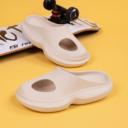 𝔾𝕣𝕠𝕦𝕟𝕕ℤ𝕖𝕣𝕠®－Flexing－shoes✥2025✥美式休閒EVA加厚包頭洞洞室內外防滑拖鞋