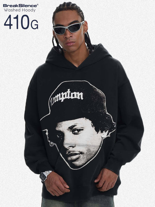 G.Z邁阿密南岸𝔾𝕣𝕠𝕦𝕟𝕕ℤ𝕖𝕣𝕠®✥南裝大佬✥ 美式嘻哈水410gEAZY-E長袖上衣T-Shirt