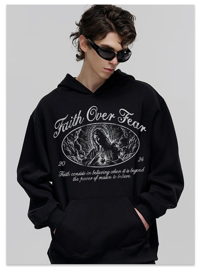 G.Z邁阿密南岸𝔾𝕣𝕠𝕦𝕟𝕕ℤ𝕖𝕣𝕠®✥南裝大佬✥ 美式嘻哈水400g慈愛聖母長袖上衣T-Shirt