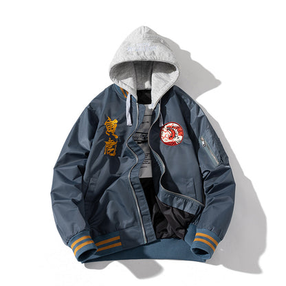 🔥𝔾𝕣𝕠𝕦𝕟𝕕⇔ℤ𝕖𝕣𝕠®25-26年秋冬新款vintag復古防風滿版刺繡老虎NA-1飛行夾克外套