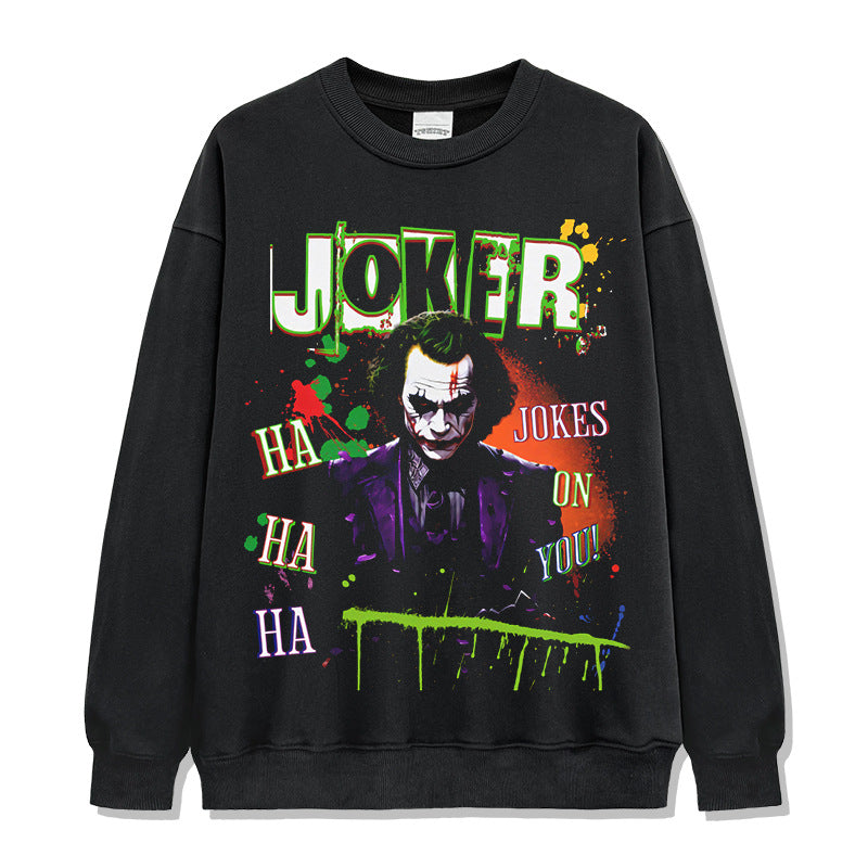 𝔾𝕣𝕠𝕦𝕟𝕕ℤ𝕖𝕣𝕠®GZ嘻哈2024年-2025年秋冬新款希斯JOKER長短袖圓領連帽上衣中性T-Shirt上衣