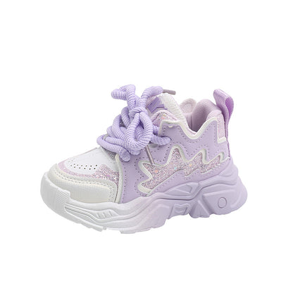 𝔾𝕣𝕠𝕦𝕟𝕕ℤ𝕖𝕣𝕠®－Deluxe－BabyKids Shoes✥2024年✥秋冬新款中小童學齡漸變色復古老爹鞋