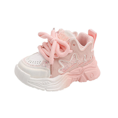 𝔾𝕣𝕠𝕦𝕟𝕕ℤ𝕖𝕣𝕠®－Deluxe－BabyKids Shoes✥2024年✥秋冬新款中小童學齡漸變色復古老爹鞋