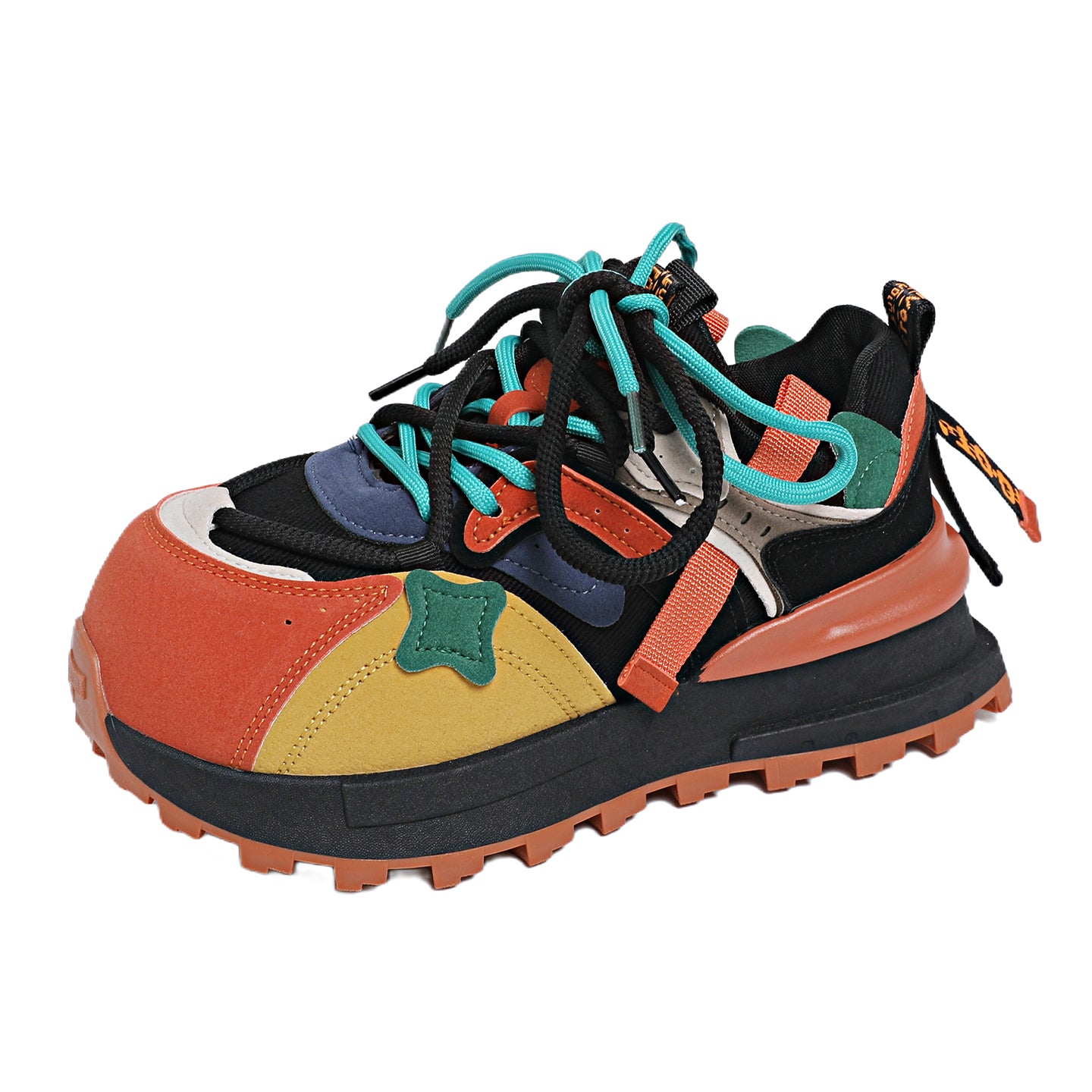 𝔾𝕣𝕠𝕦𝕟𝕕ℤ𝕖𝕣𝕠®－Flexing－shoes✥25-26年✥美式新款厚底增高拚色4.5cm女款老爹休閒鞋(35-40號)2523