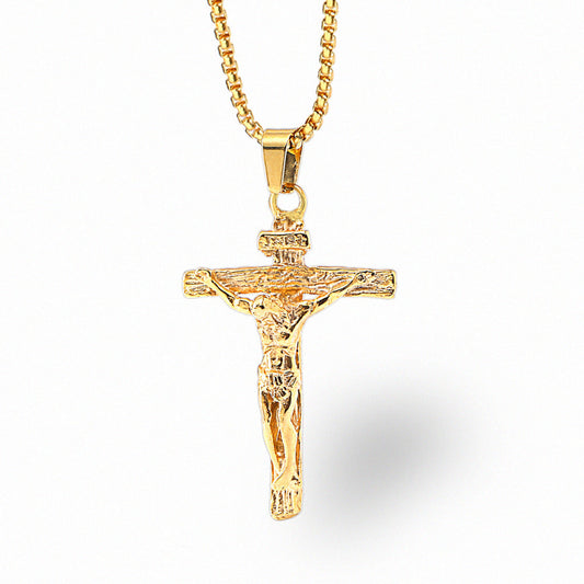GZ LA West Bund 2023【✟Pure Love West Bund✟】European and American Simple Style Personalized Cross Necklace