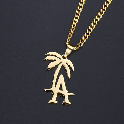 GZ LA West Coast 2023【✟Pure Love West Coast✟】West Coast LA Palm Tree Necklace