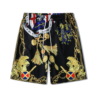 GZ Miami South Shore✥𝔾𝕣𝕠𝕦𝕟𝕕ℤ𝕖𝕣𝕠®✥2023 Southern suit boss / American casual royal salute loose open collar shirt shorts suit 
