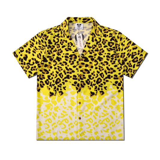 GZ Miami South Shore✥𝔾𝕣𝕠𝕦𝕟𝕕ℤ𝕖𝕣𝕠®✥2023 Southern suit boss/American casual give me leopard loose open collar shirt 