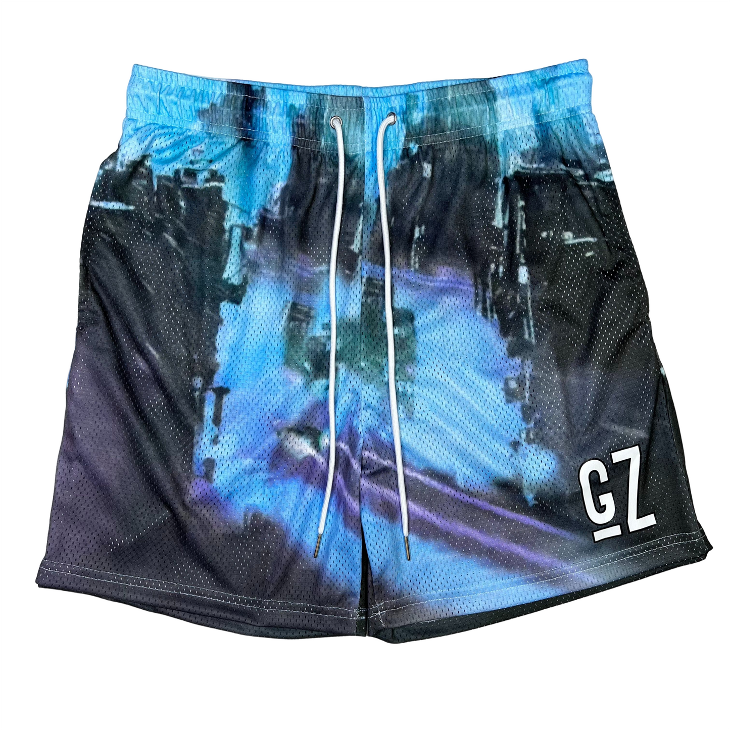 GZ Miami South Shore✥𝔾𝕣𝕠𝕦𝕟𝕕ℤ𝕖𝕣𝕠®✥2023 Southern suit big guy/GZ American casual neutral sports outdoor cyberpunk 2047 quarter shorts and ball pants 